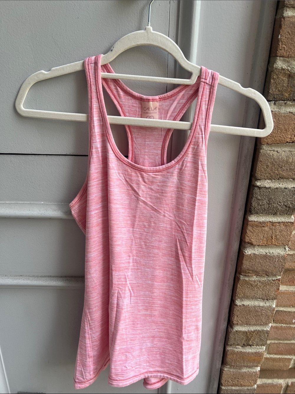 Calia by Carrie Underwood Heathered Pink Racerback Tank